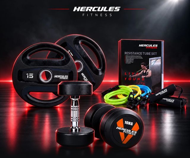 Dumbbells plates & accessories