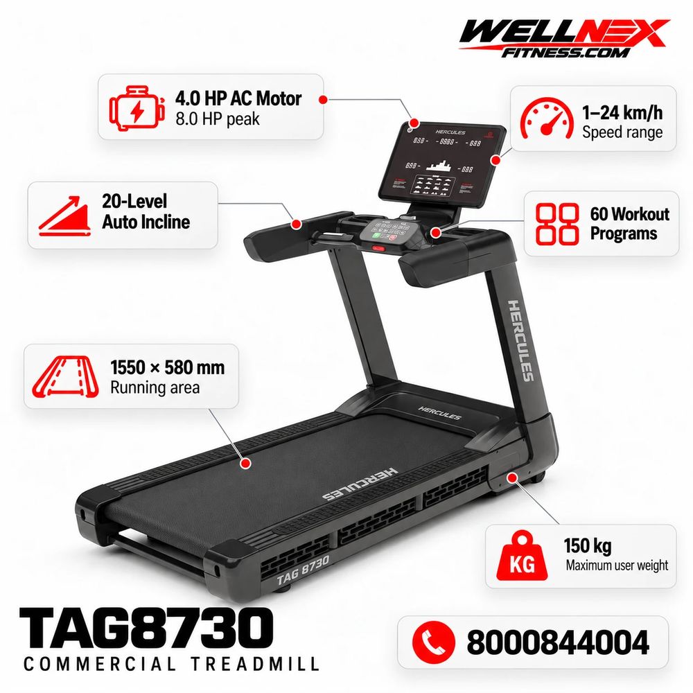 TAG8730 gym treadmill, photo 2