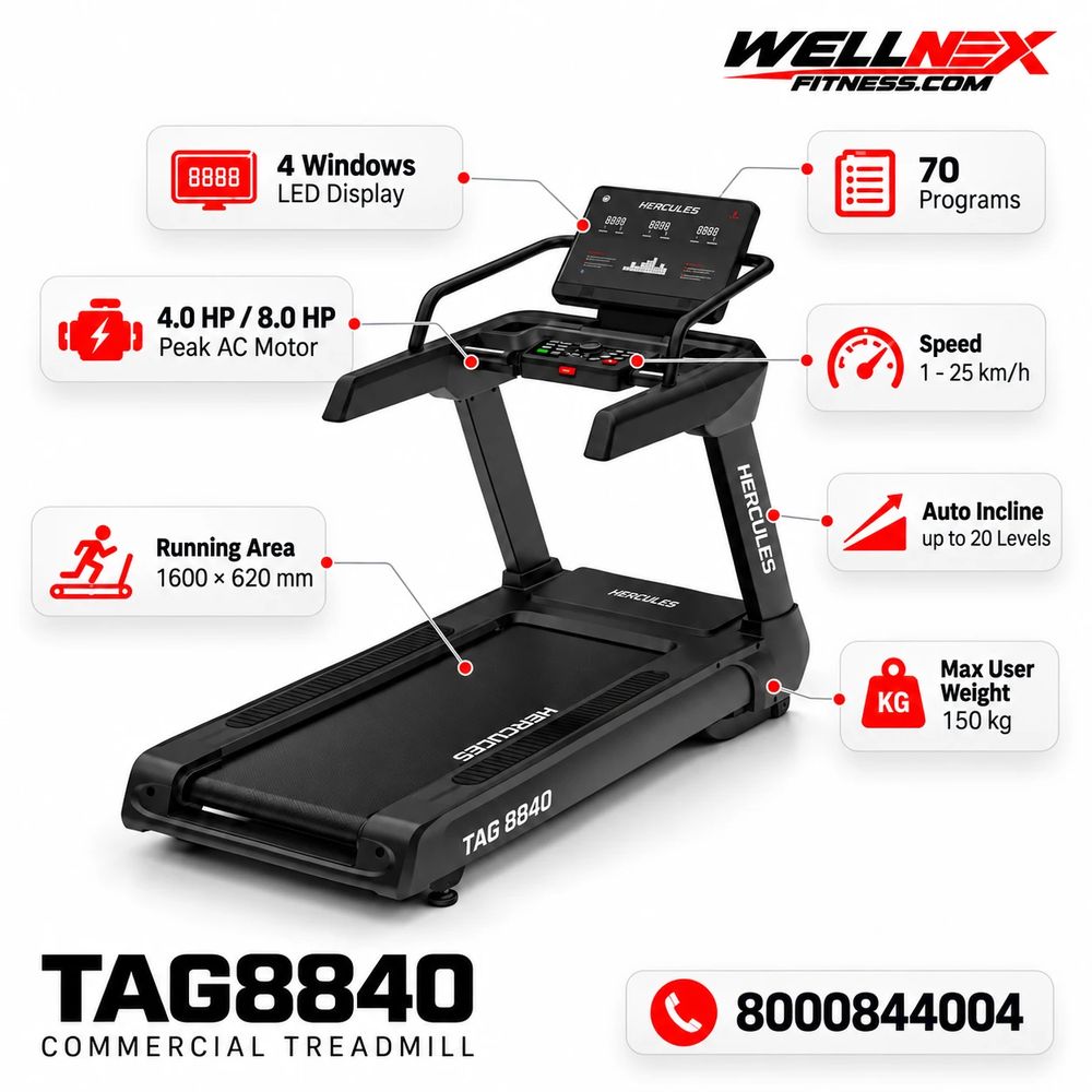 TAG8840 gym treadmill, photo 2