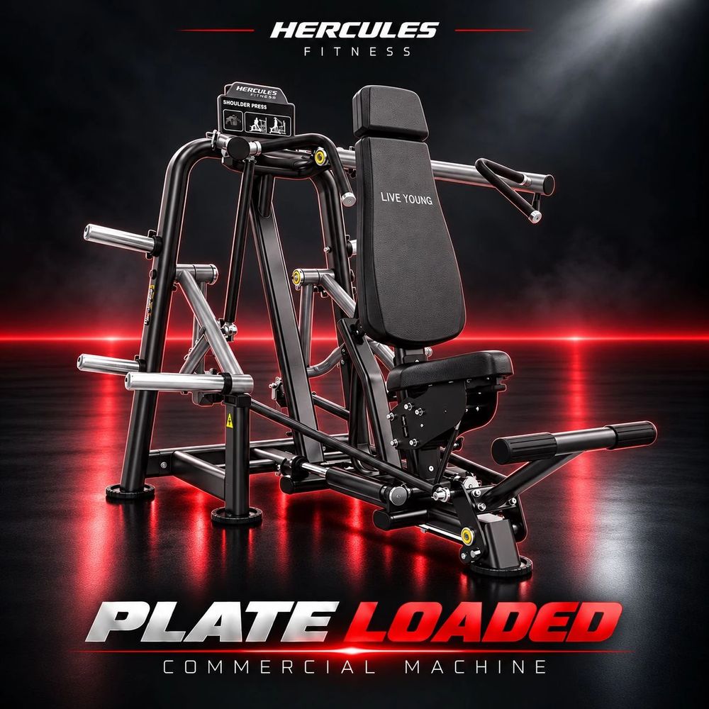 Plate loaded commercial machine